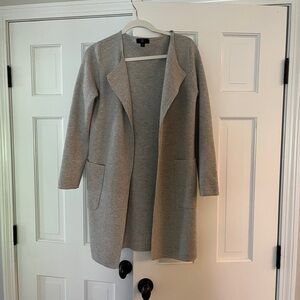 J Crew Gray Open Front Women's Sweater